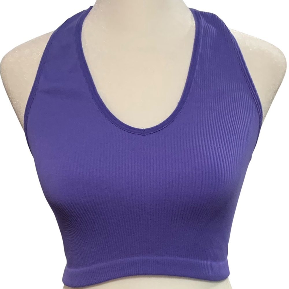 Free People Movement Ribbed Crop Tank